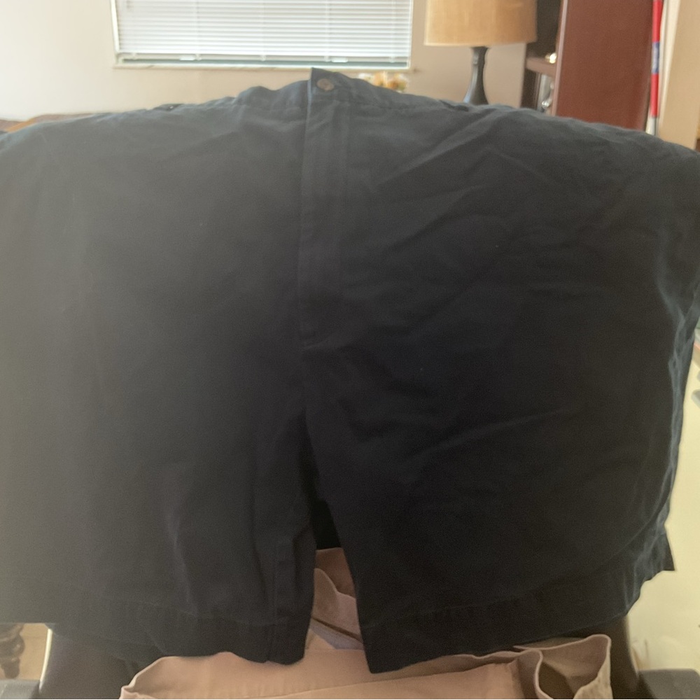 Polo by Ralph Lauren Navy Blue Flat Front Shorts